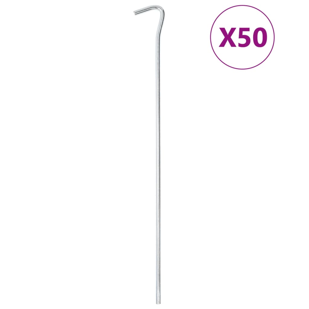 telgivaiad 50 tk, 30 cm Ø7 mm, tsingitud teras