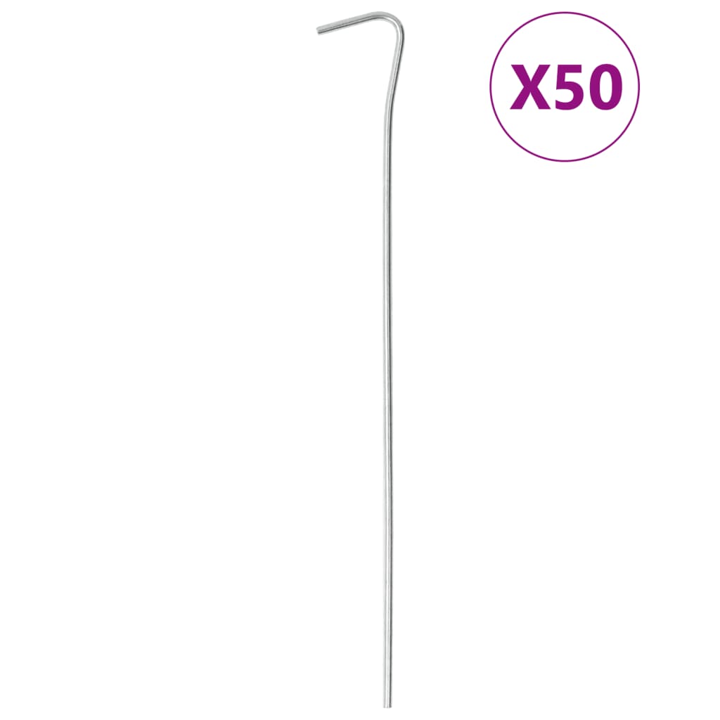 telgivaiad 50 tk, 23 cm Ø3 mm, tsingitud teras