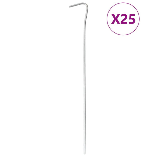 telgivaiad 25 tk, 23 cm Ø3 mm, tsingitud teras