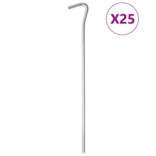 telgivaiad 25 tk, 23 cm Ø5 mm, tsingitud teras