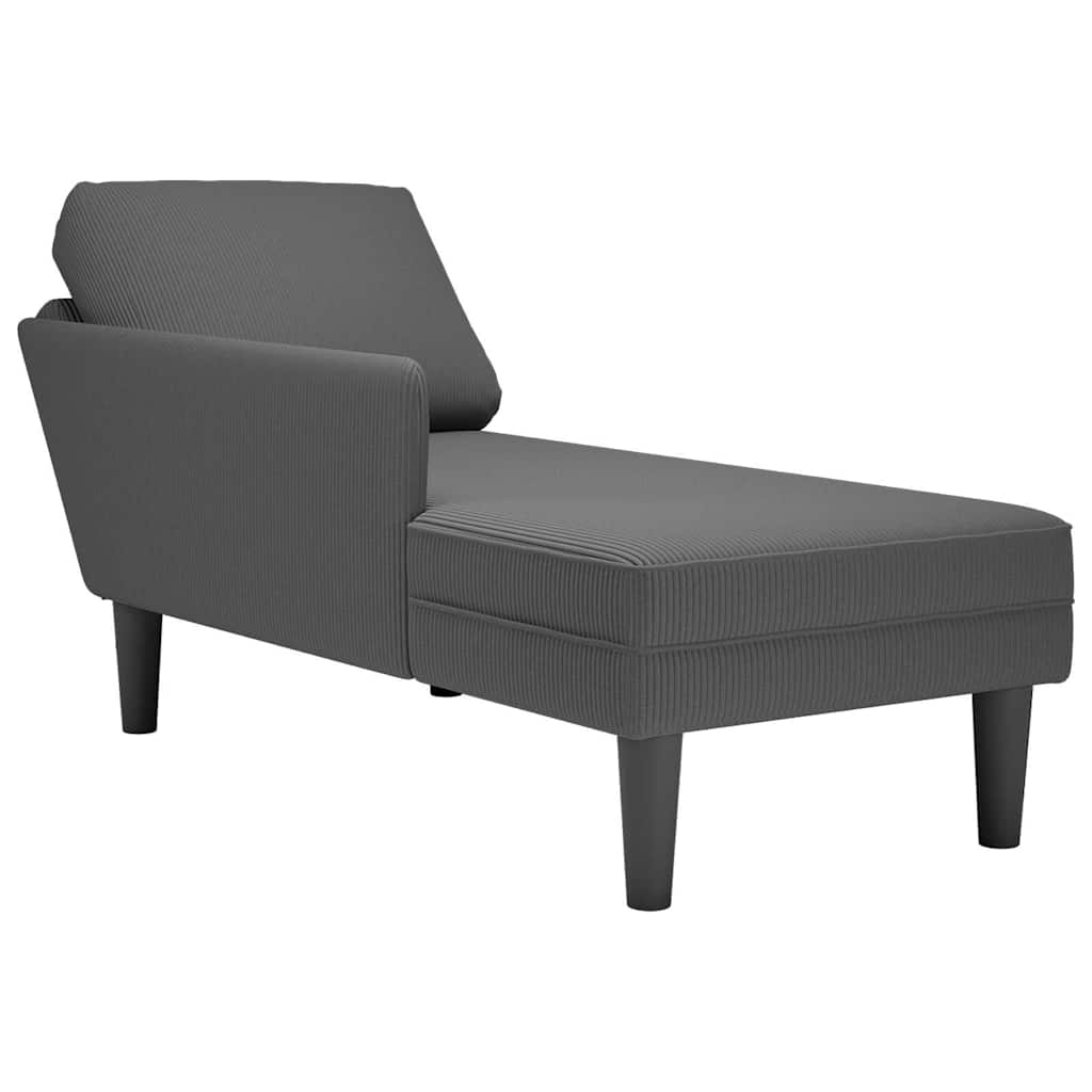 Chaise Lounge padjaga tumehalli velvetist kangaga