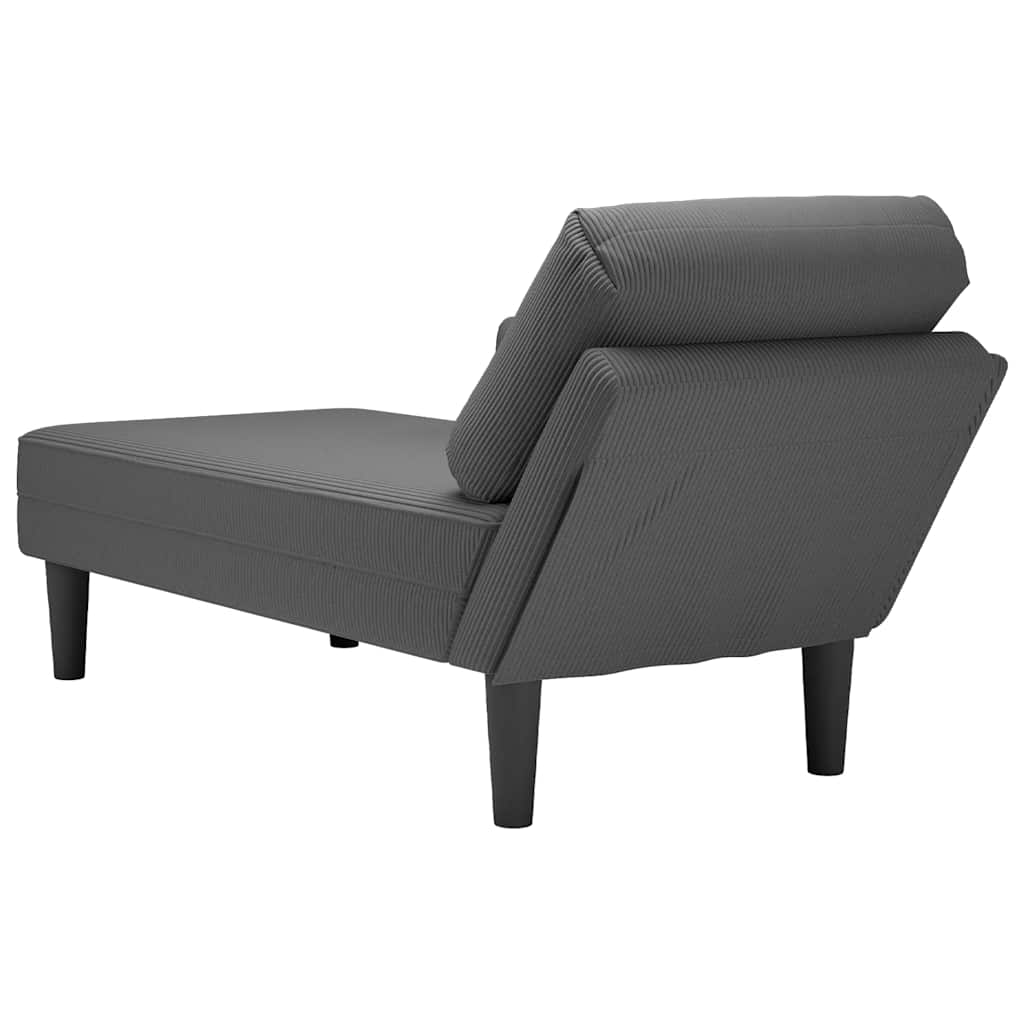 Chaise Lounge padjaga tumehalli velvetist kangaga