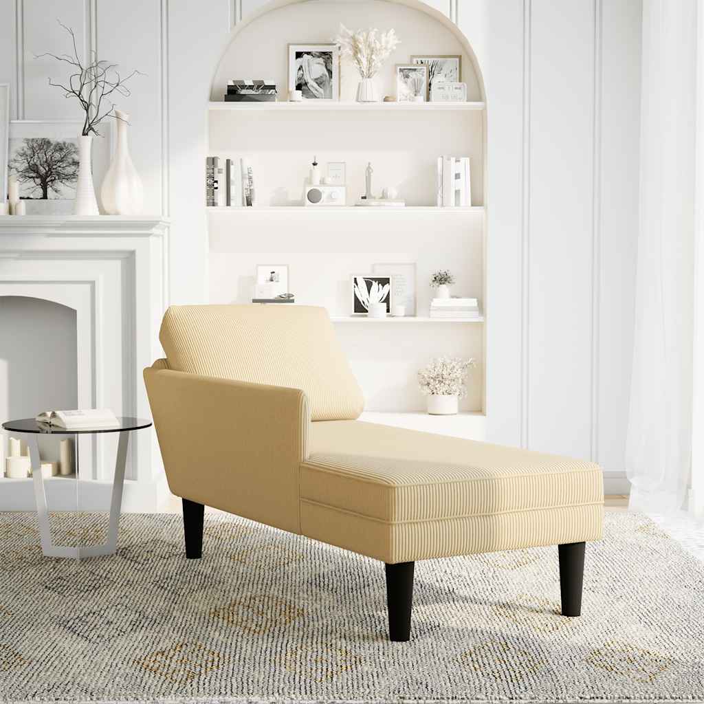 Chaise Lounge padjaga heleroheline hall velvetist kangas