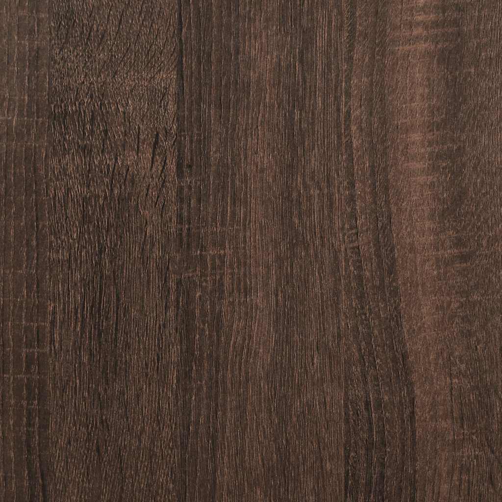 raamatukapp pruun tamm 60x35x107,5 cm Engineered Wood