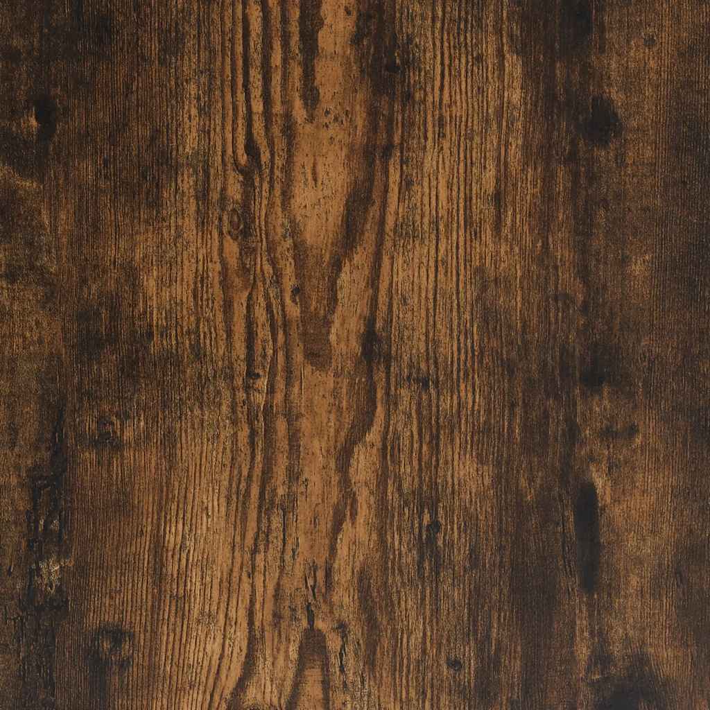 Консольный стол из копченого дуба 90x35x80 см Engineered Wood