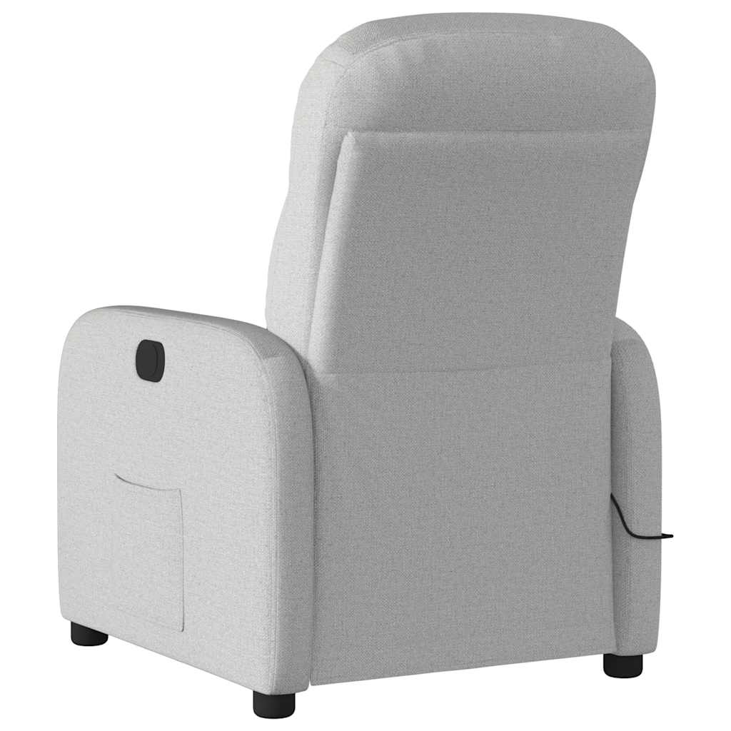 Massage Recliner Tool Cloud Grey Fabric