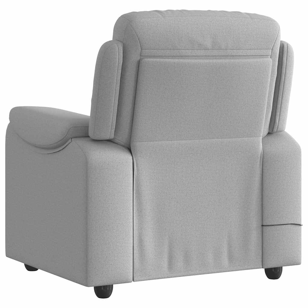 Massage Recliner Tool Cloud Grey Fabric