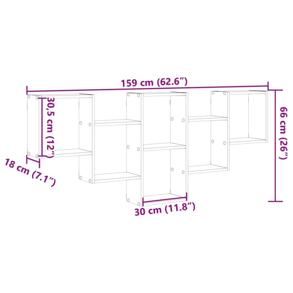 seinariiul, hall Sonoma tamm, 159x18x66 cm, tehispuit