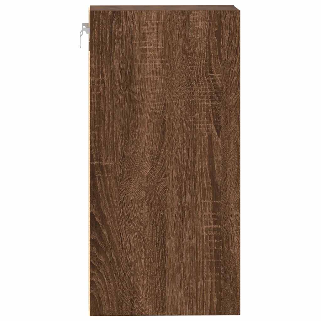 Rippkapp Pruun tamm 20x29,5x60 cm Engineered Wood