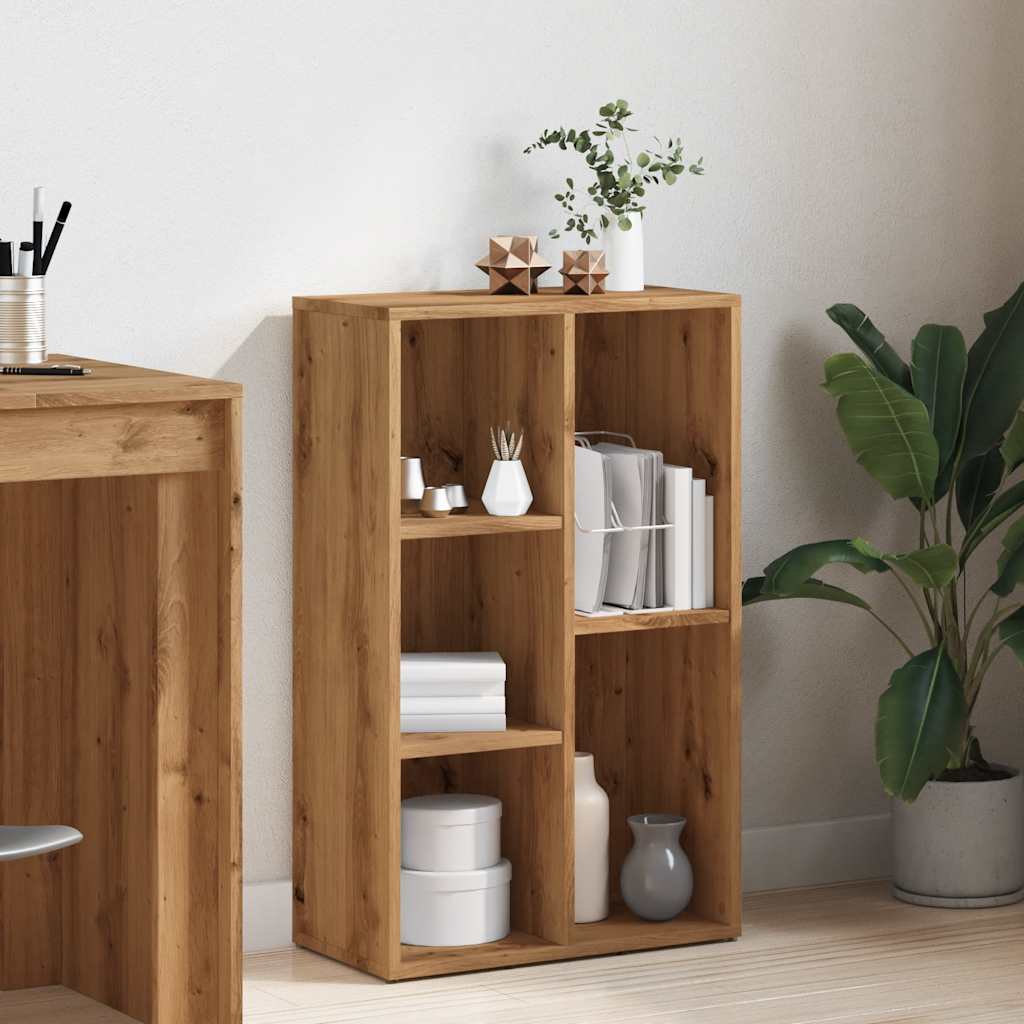 Книжный шкаф Artisan Oak 50x25x80 см Инженерное дерево