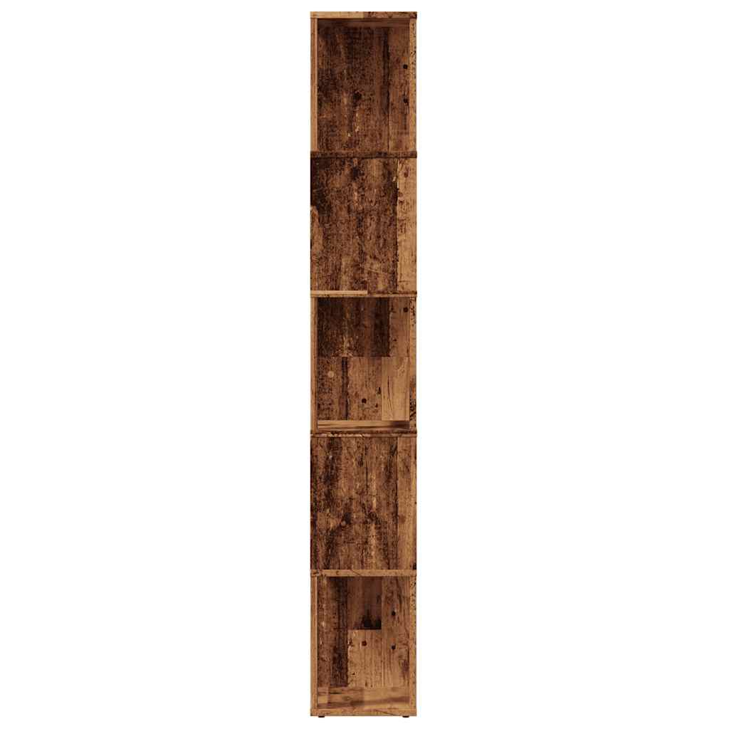 Книжный шкаф Old Wood 45x24x159 см Инженерное дерево