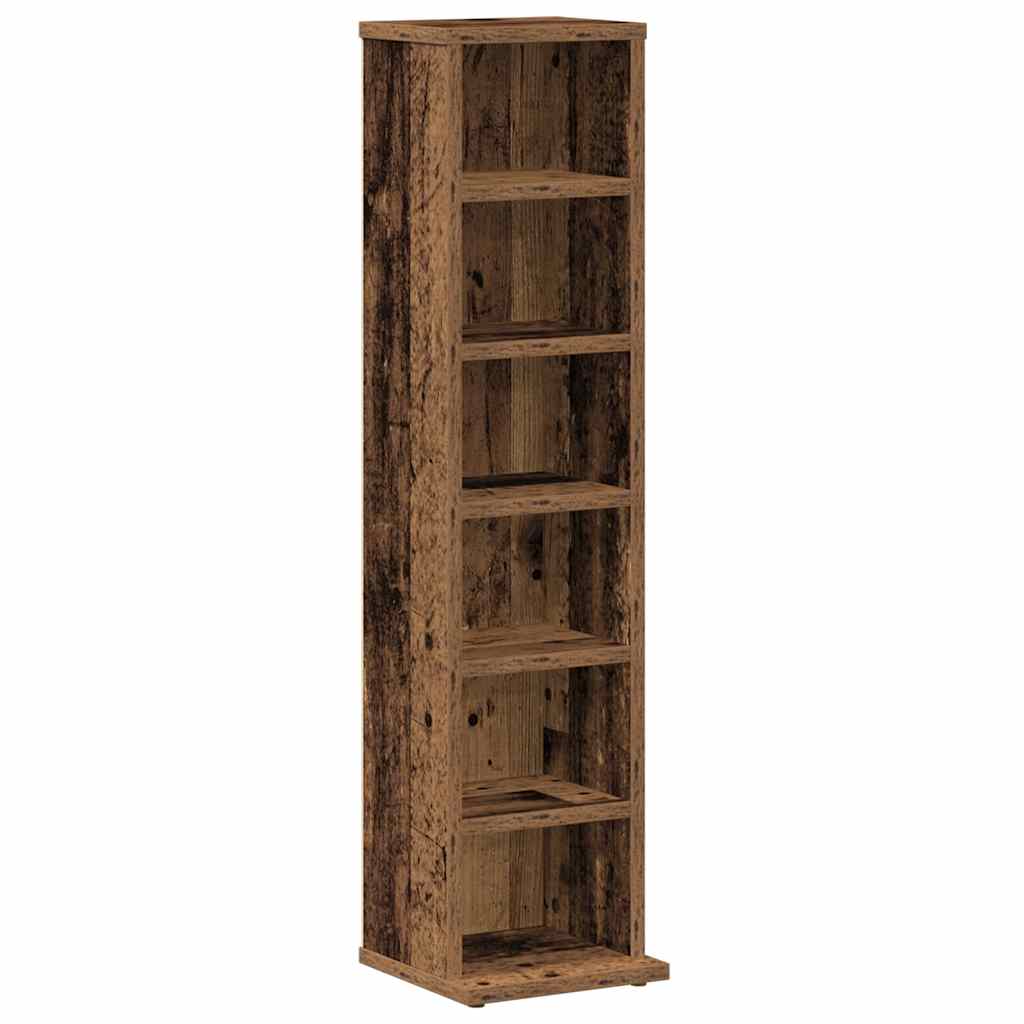 CD-kapp Vana puit 21x20x88 cm Engineered Wood