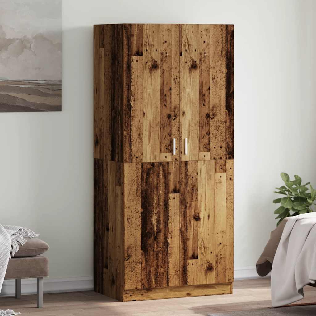 Riidekapp Old Wood 90x52x200 cm Engineered Wood