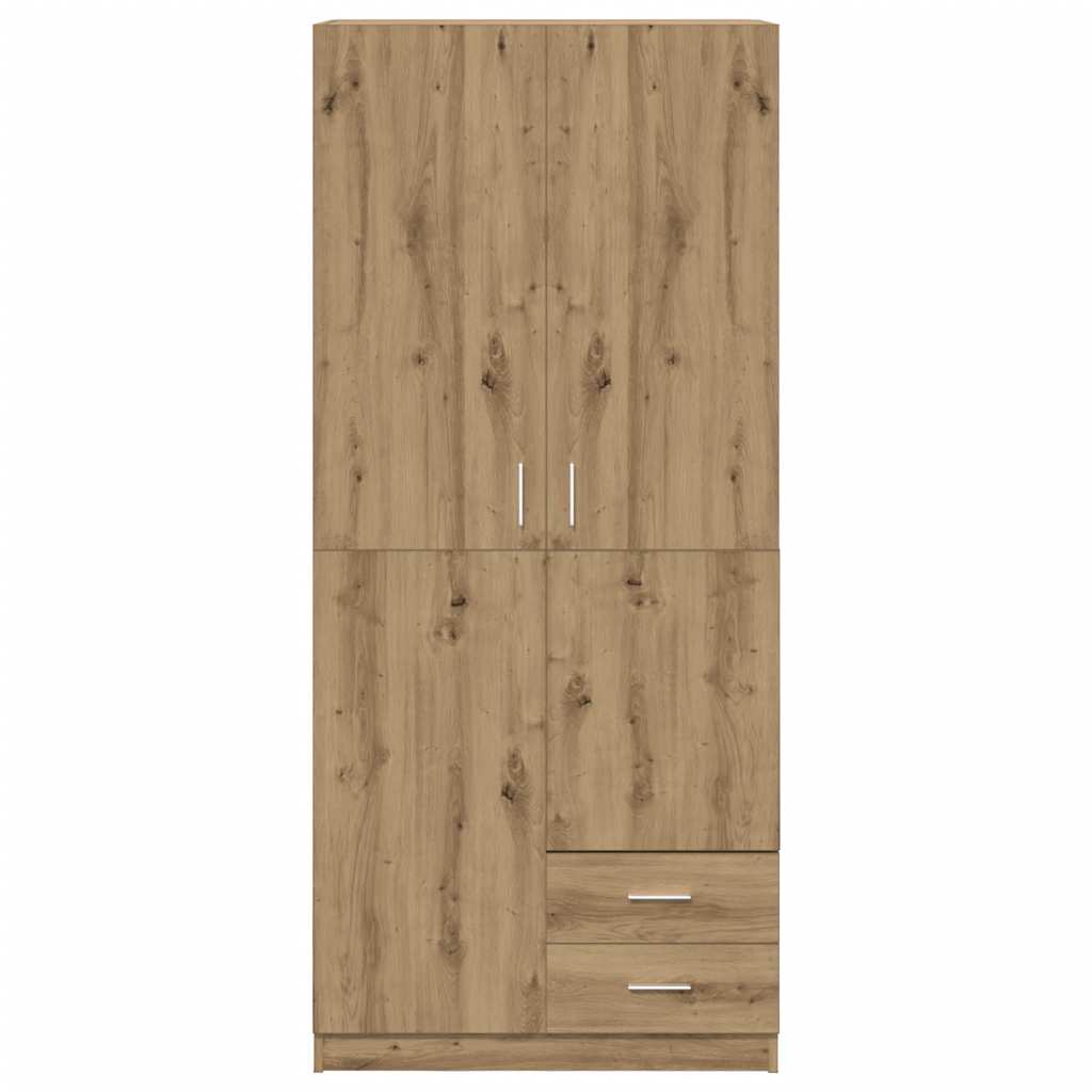 riidekapp Artisan Oak 80x52x180 cm Engineered Wood