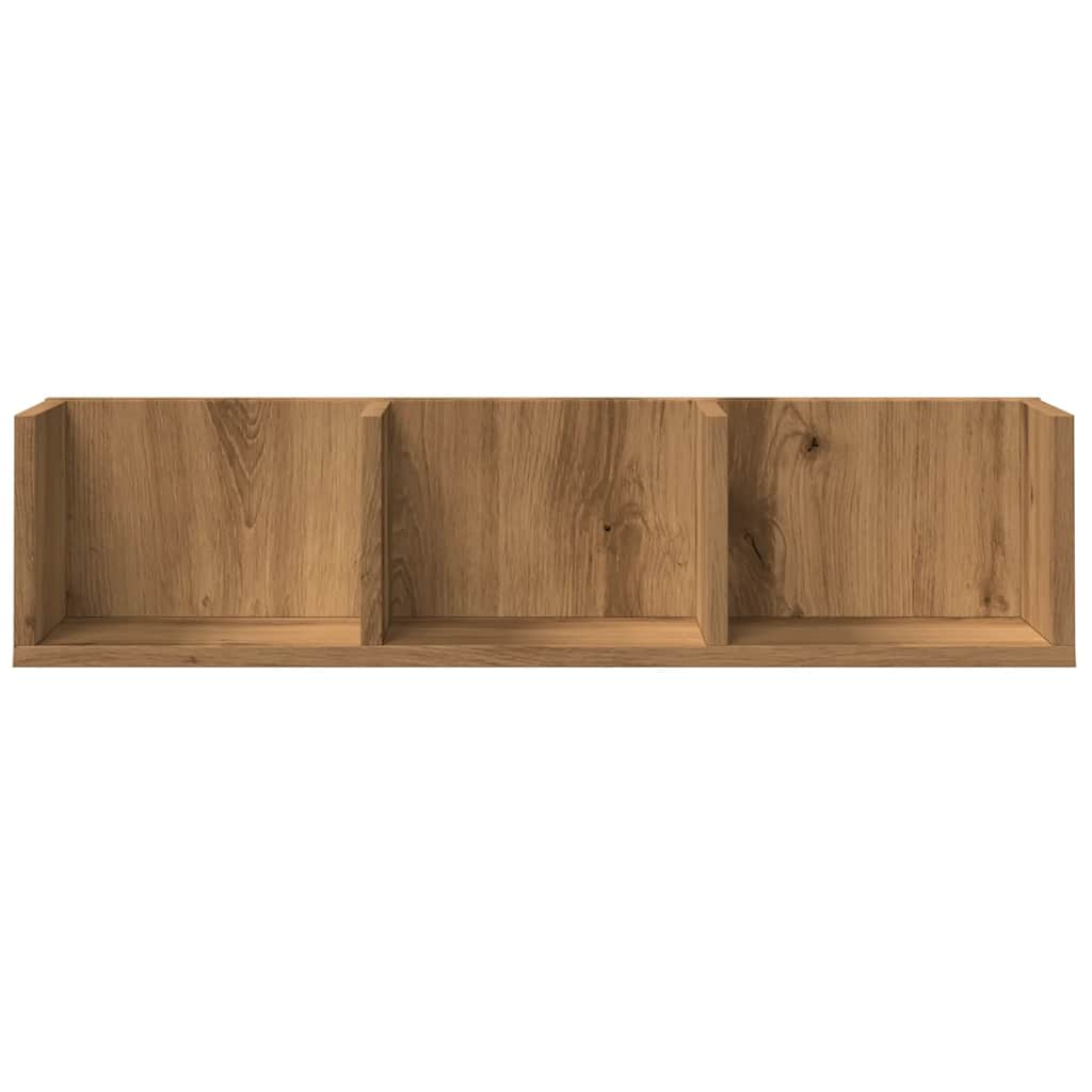 CD seinariiul Artisan tamm 75x18x18 cm Engineered Wood