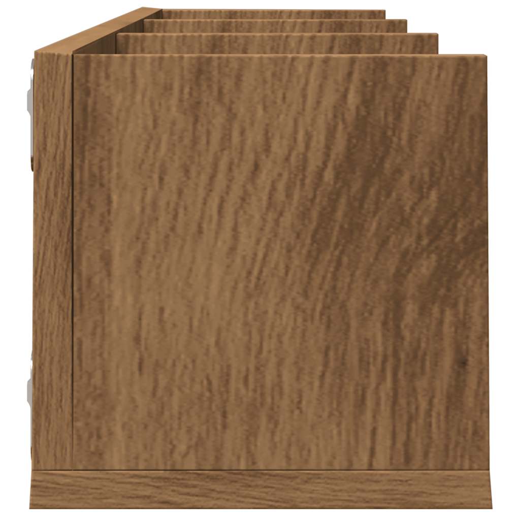 CD seinariiul Artisan tamm 75x18x18 cm Engineered Wood