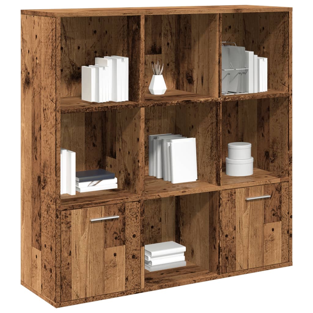 raamatukapp Vana puit 98x29x97,5 cm Engineered Wood