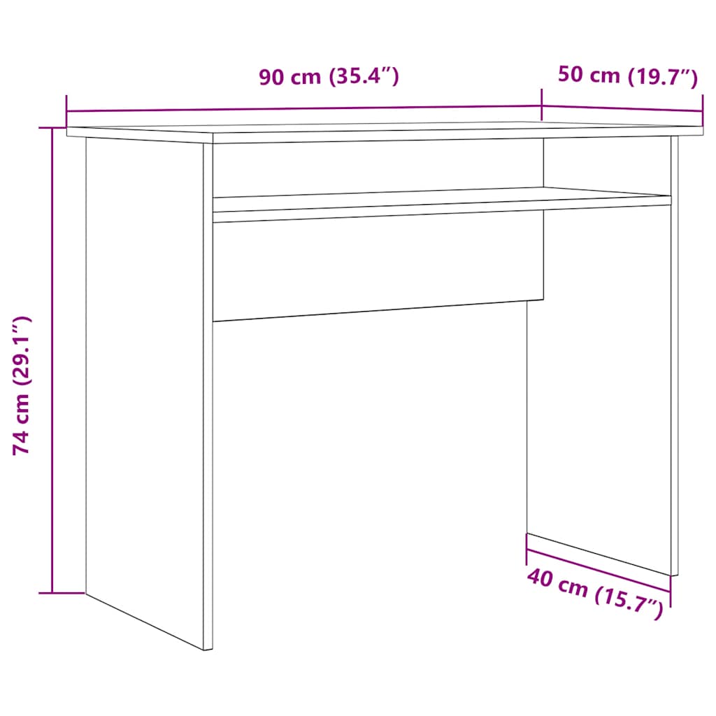 Стол из старого дерева 90x50x74 см, композитная древесина