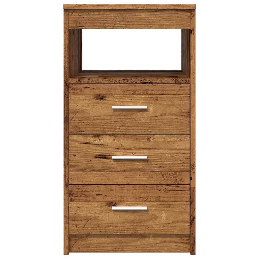 Sahtlikapp Vana puit 40x50x76 cm Engineered Wood