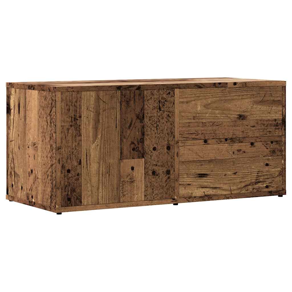 Тумба под телевизор Old Wood 80x34x35,5 см Инженерная древесина