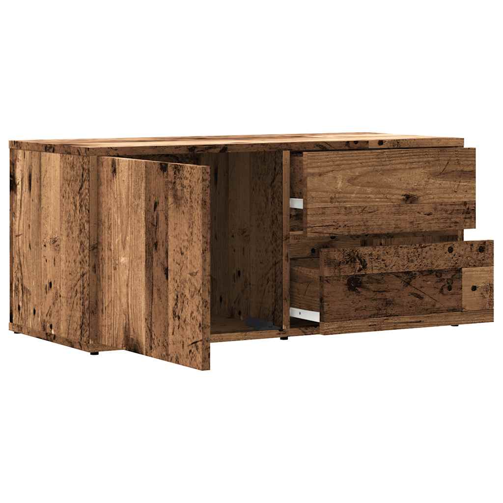 Тумба под телевизор Old Wood 80x34x35,5 см Инженерная древесина