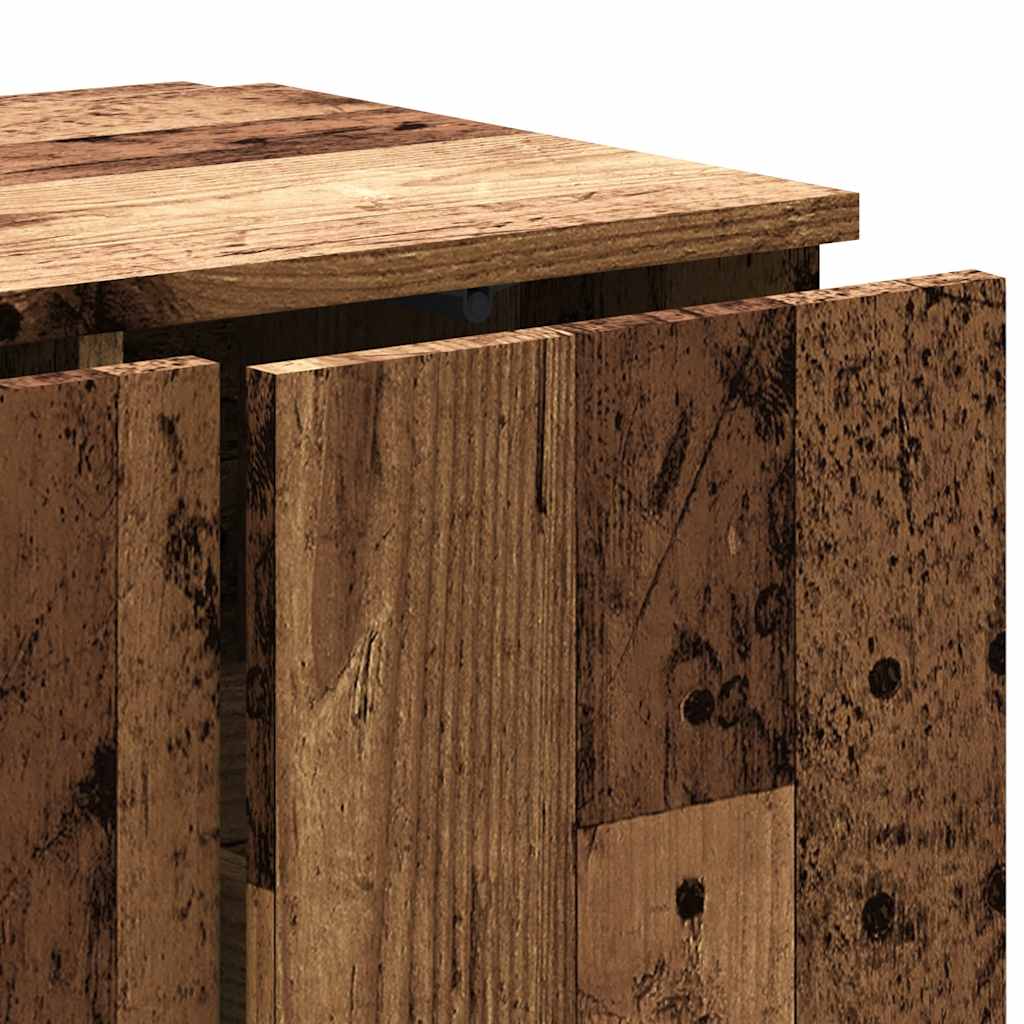 Тумба под телевизор Old Wood 80x34x30 см Инженерная древесина