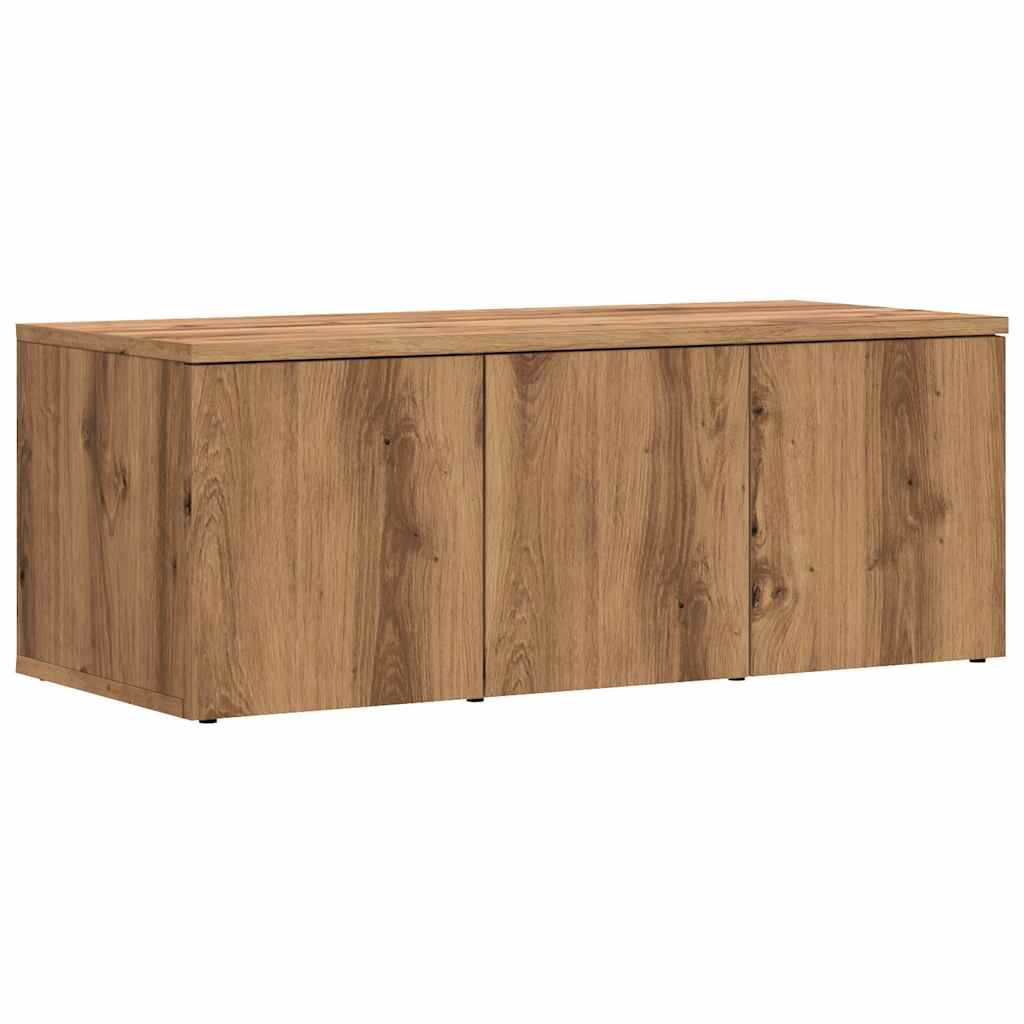 Тумба под телевизор Artisan Oak 80x34x30 см Инженерная древесина