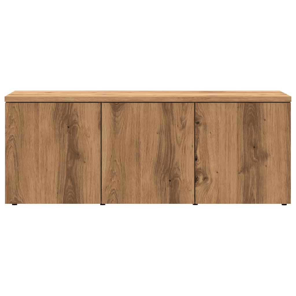 Тумба под телевизор Artisan Oak 80x34x30 см Инженерная древесина