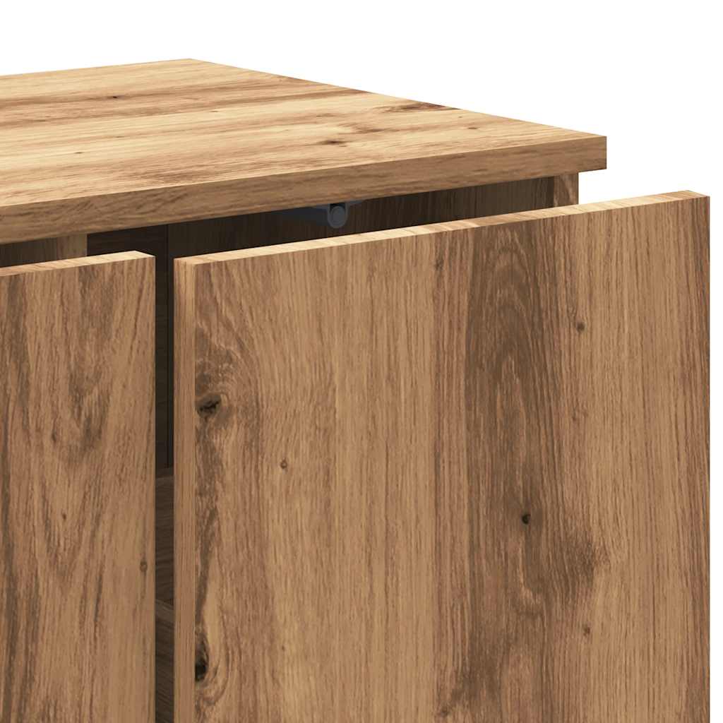 Тумба под телевизор Artisan Oak 80x34x30 см Инженерная древесина