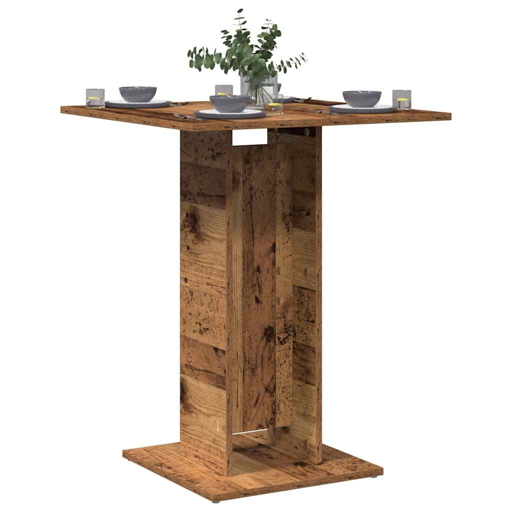 Bistroo laud Vana puit 60x60x75 cm Engineered Wood