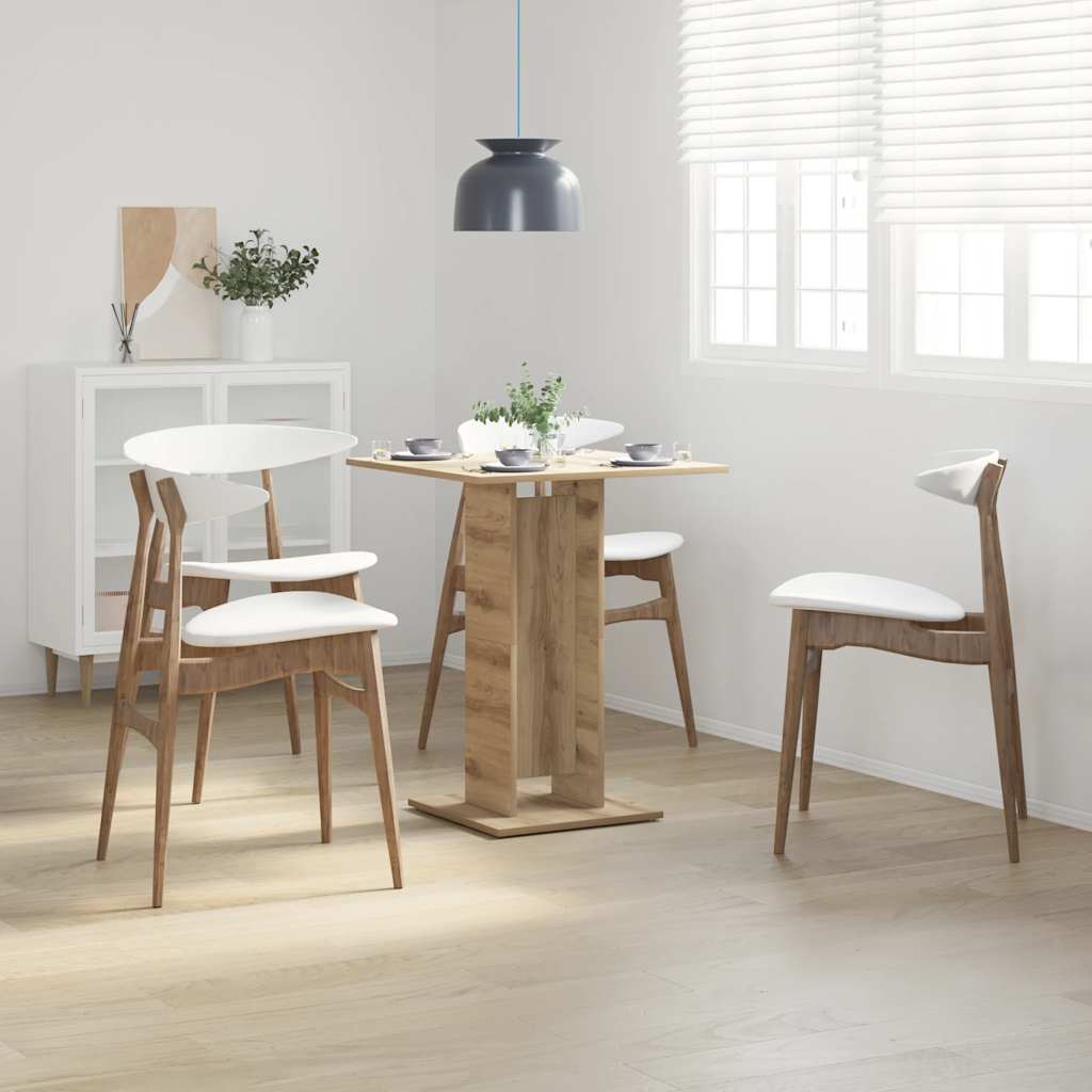 bistroolaud Artisan tamm 60x60x75 cm Engineered Wood