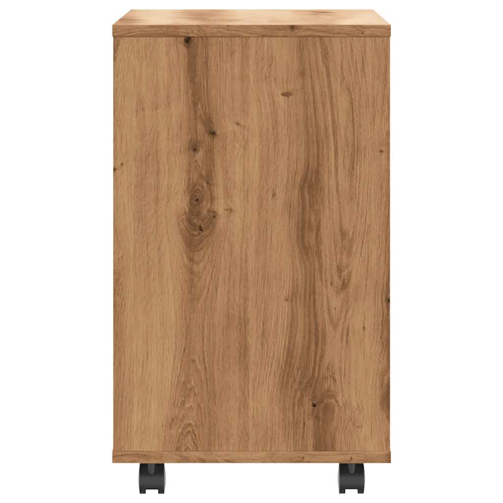 külglaud Artisan tamm 70x35x55 cm Engineered Wood