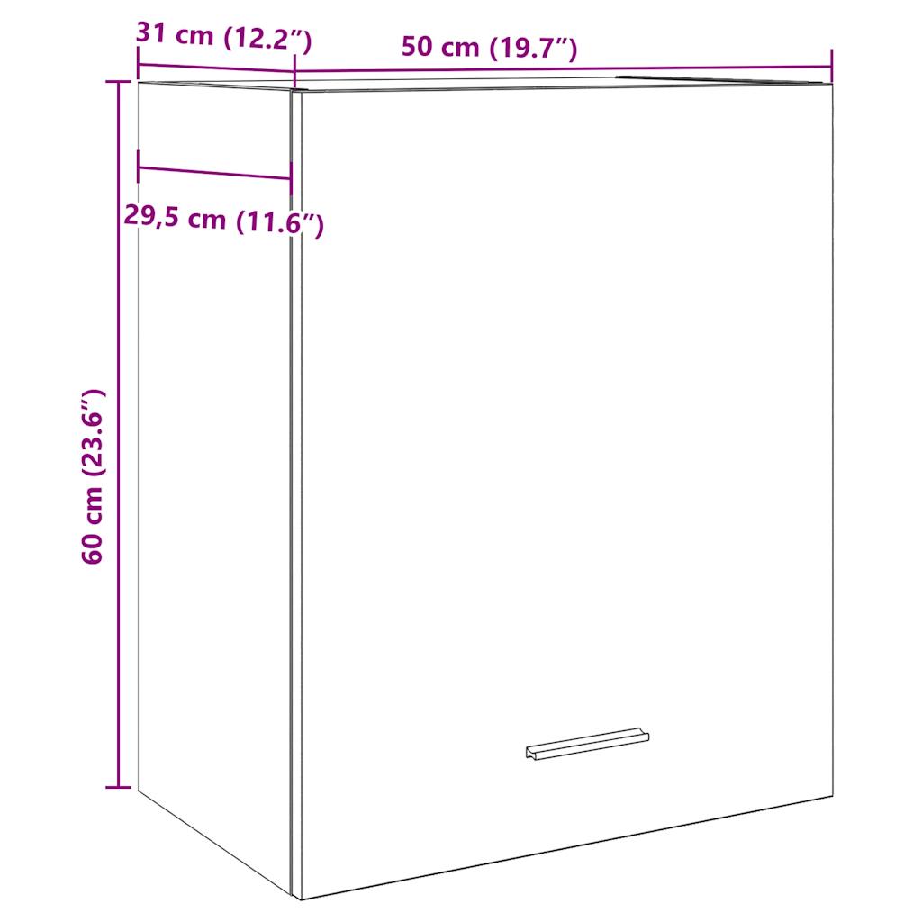 Rippkapp Vana puit 50x31x60 cm Engineered Wood