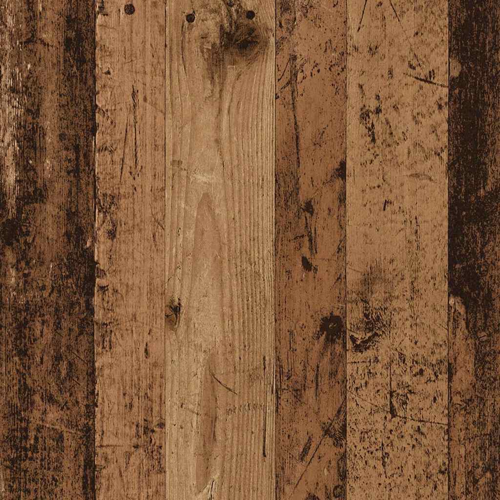 rippuv klaaskapp Vana puit 80x31x60 cm Engineered Wood