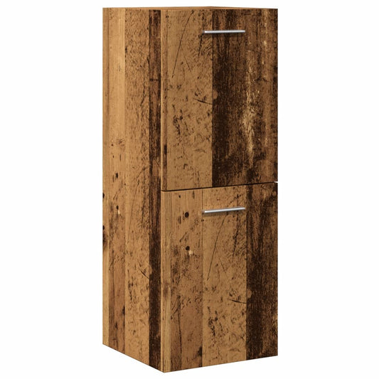 Vannitoa Rippkapp Vana puit 30x30x80 cm Engineered Wood