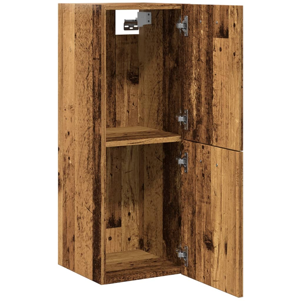 Vannitoa Rippkapp Vana puit 30x30x80 cm Engineered Wood