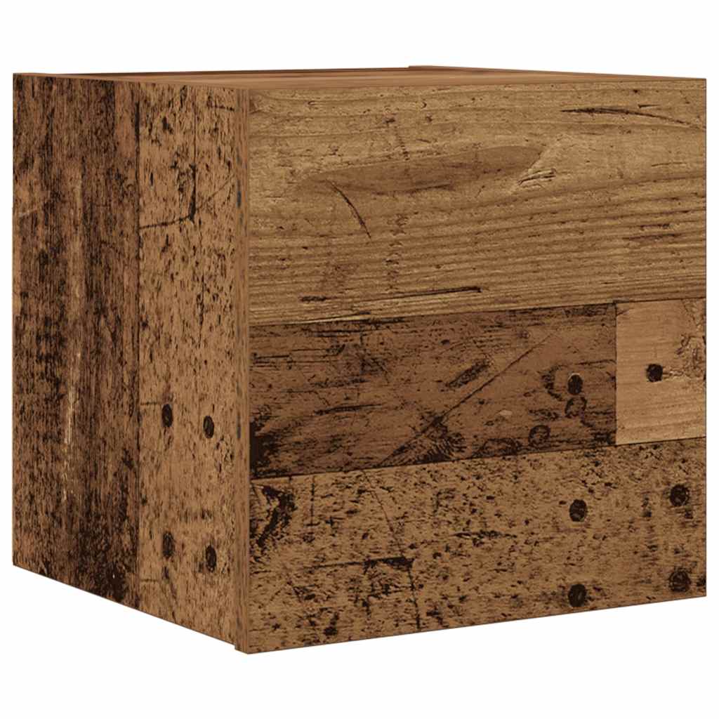 Настенная тумба под телевизор Old Wood 30.5x30x30 см