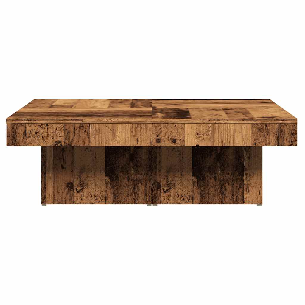 Журнальный столик Old Wood 90x90x28 см Engineered Wood