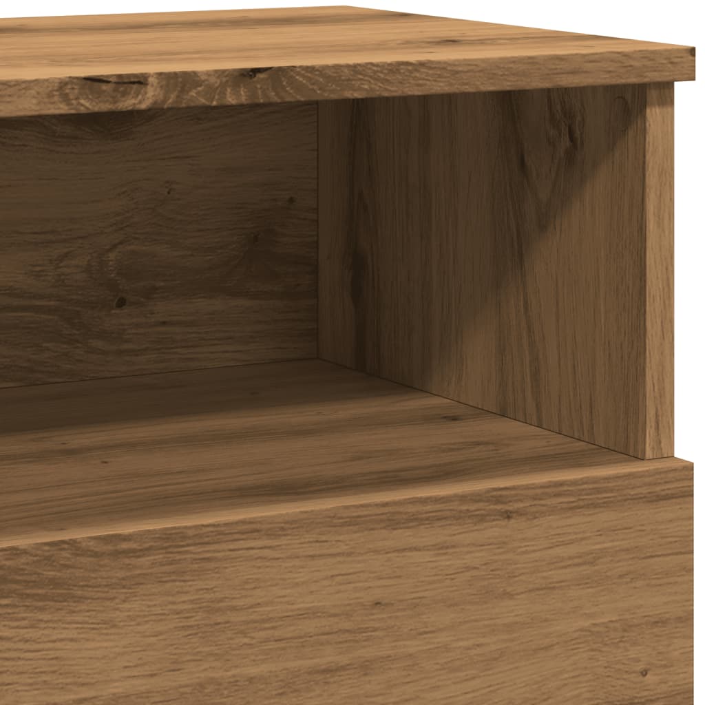 öökapid 2 tk Artisan Oak 50x32x60cm tehispuit