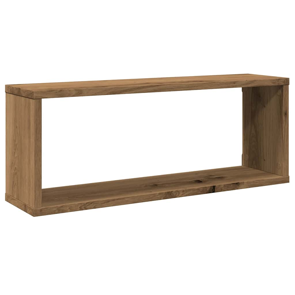 Seinakuubikuriiulid 2 tk Artisan Oak 60x15x23cm Engineered Wood