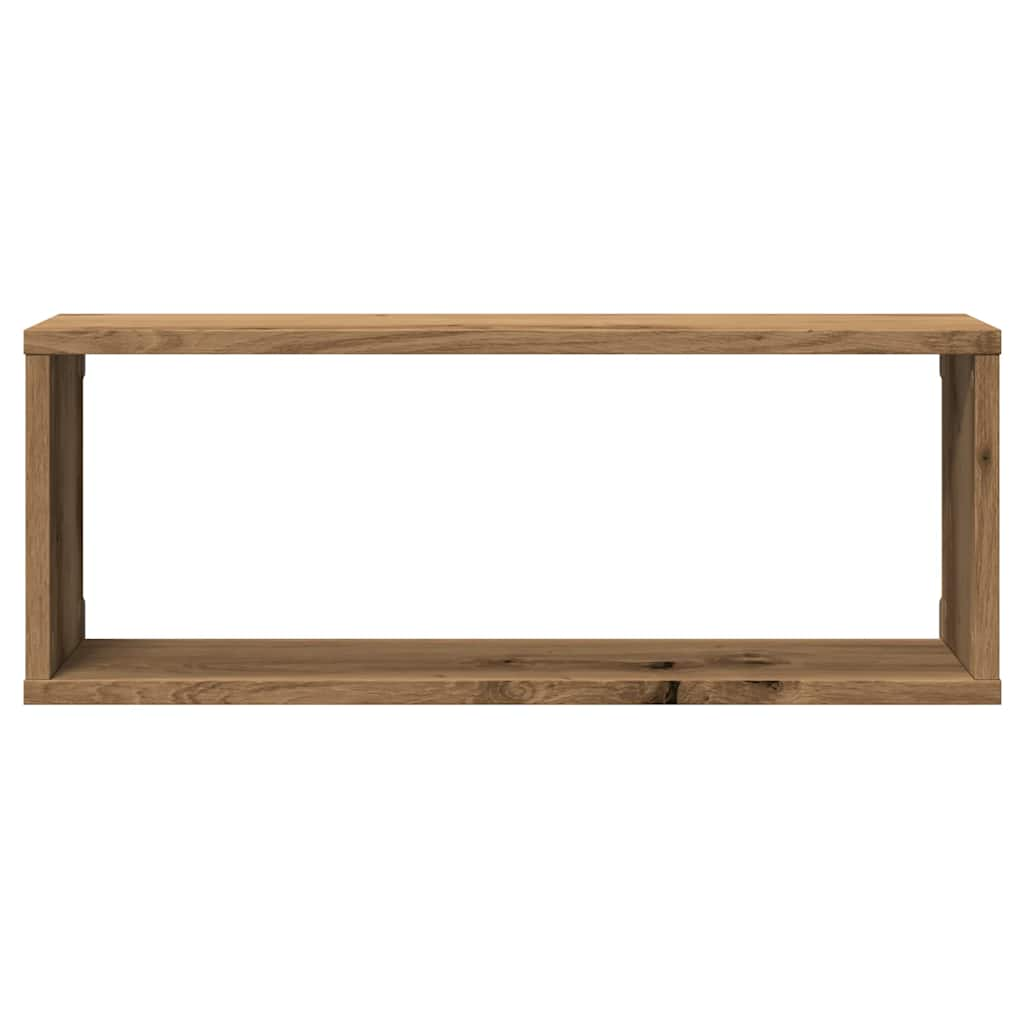 Seinakuubikuriiulid 2 tk Artisan Oak 60x15x23cm Engineered Wood