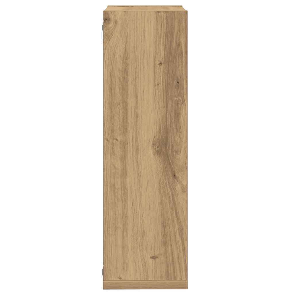 Seinakuubikuriiulid 2 tk Artisan Oak Engineered Wood