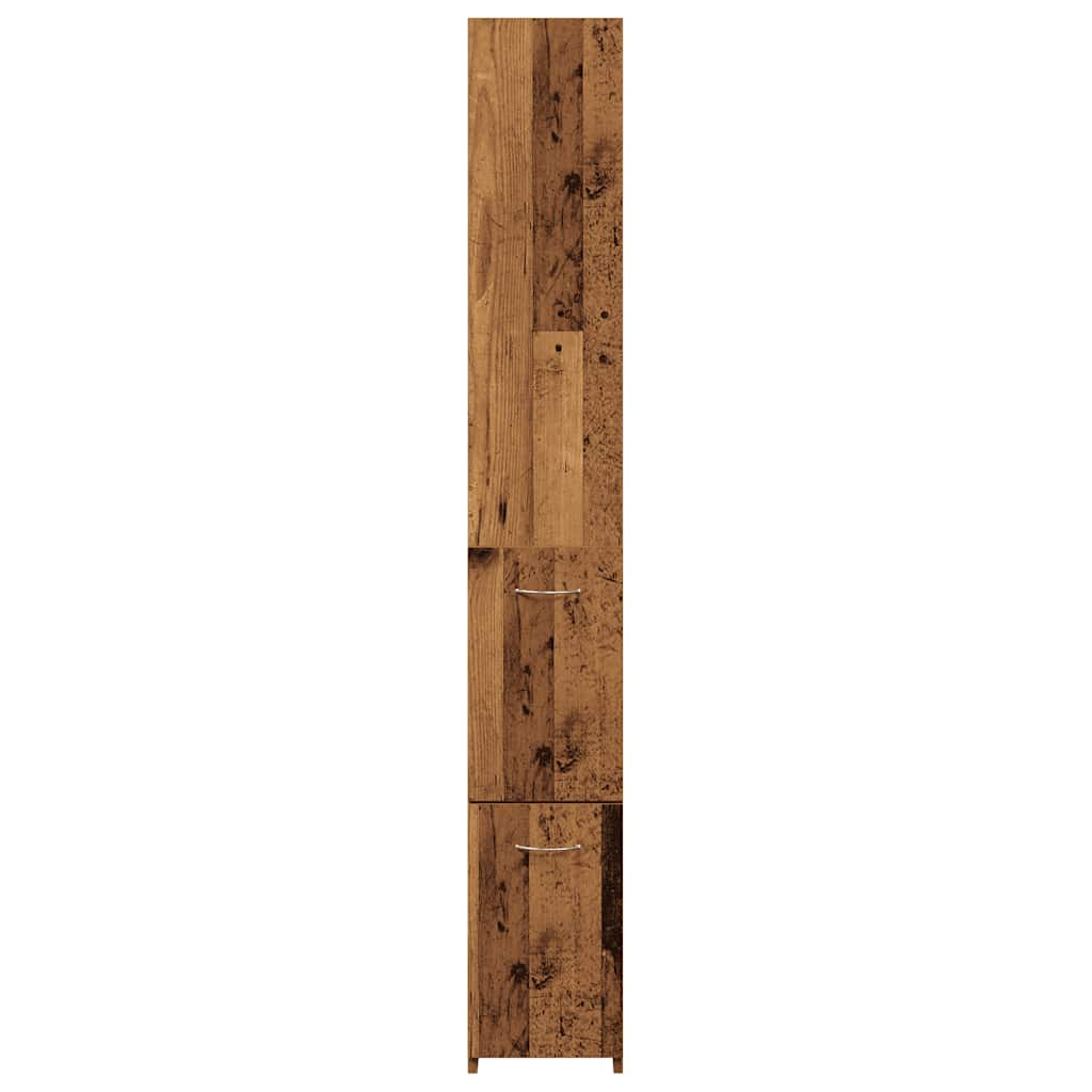 Vannitoa Kapp Old Wood 25x25x170 cm Engineered Wood