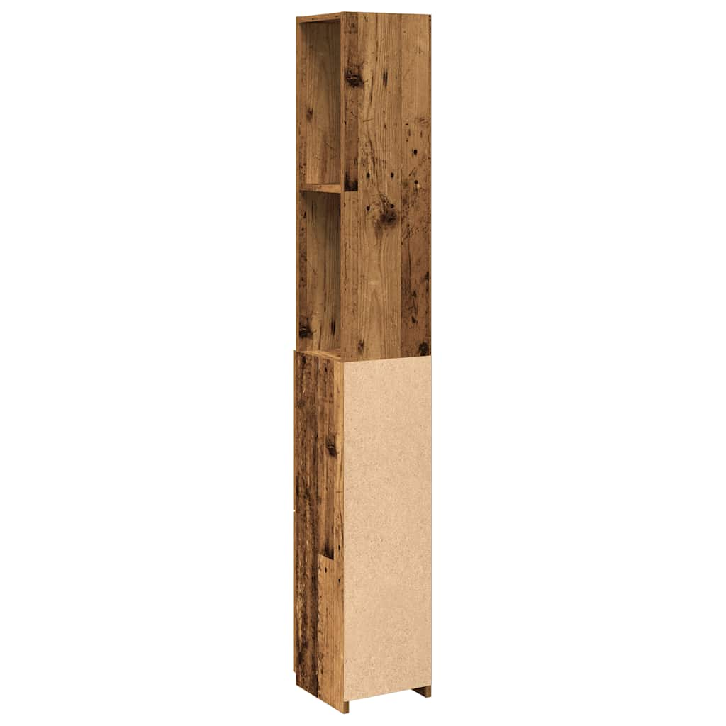 Vannitoa Kapp Old Wood 25x25x170 cm Engineered Wood