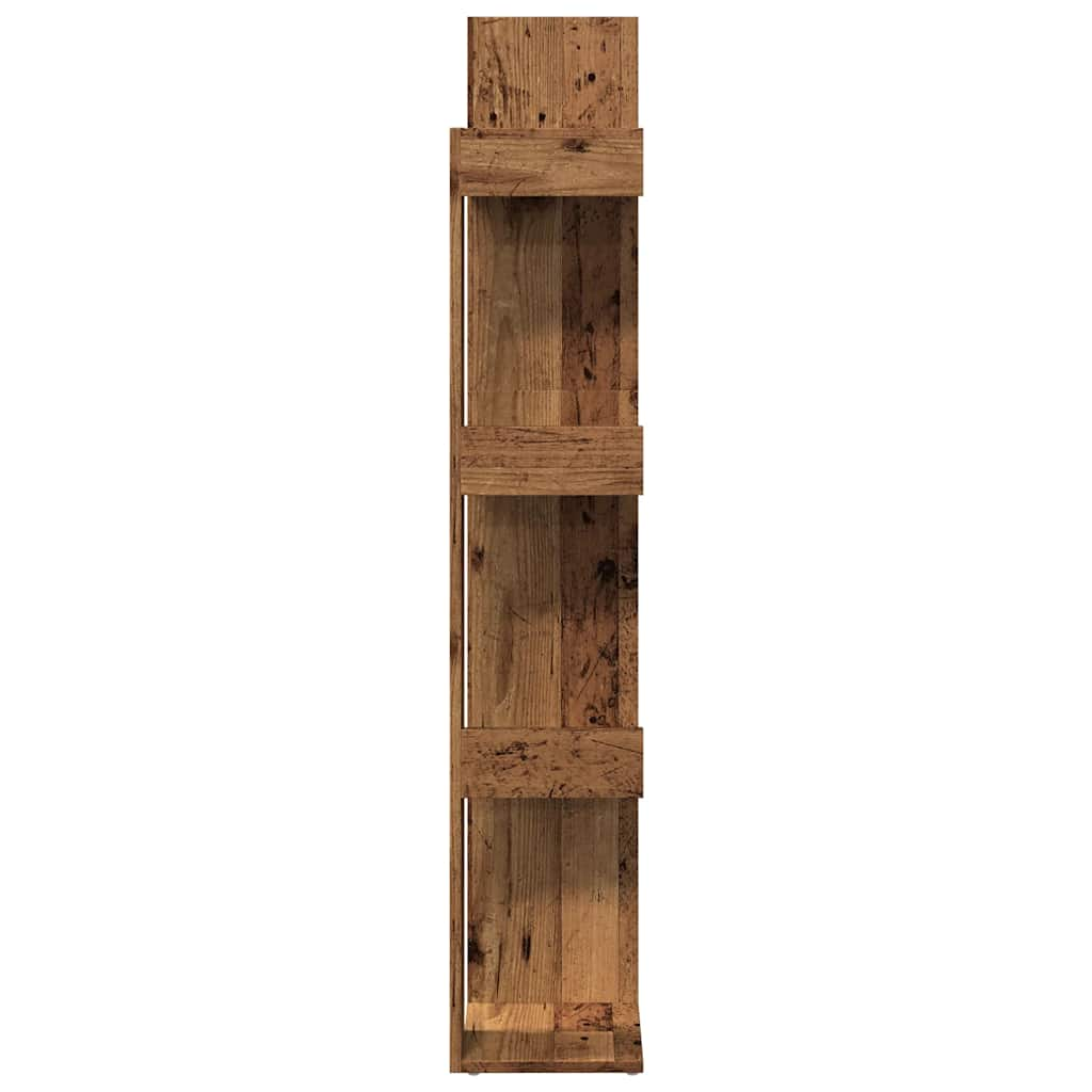 Книжный шкаф Old Wood 86x25.5x140 см Инженерное дерево