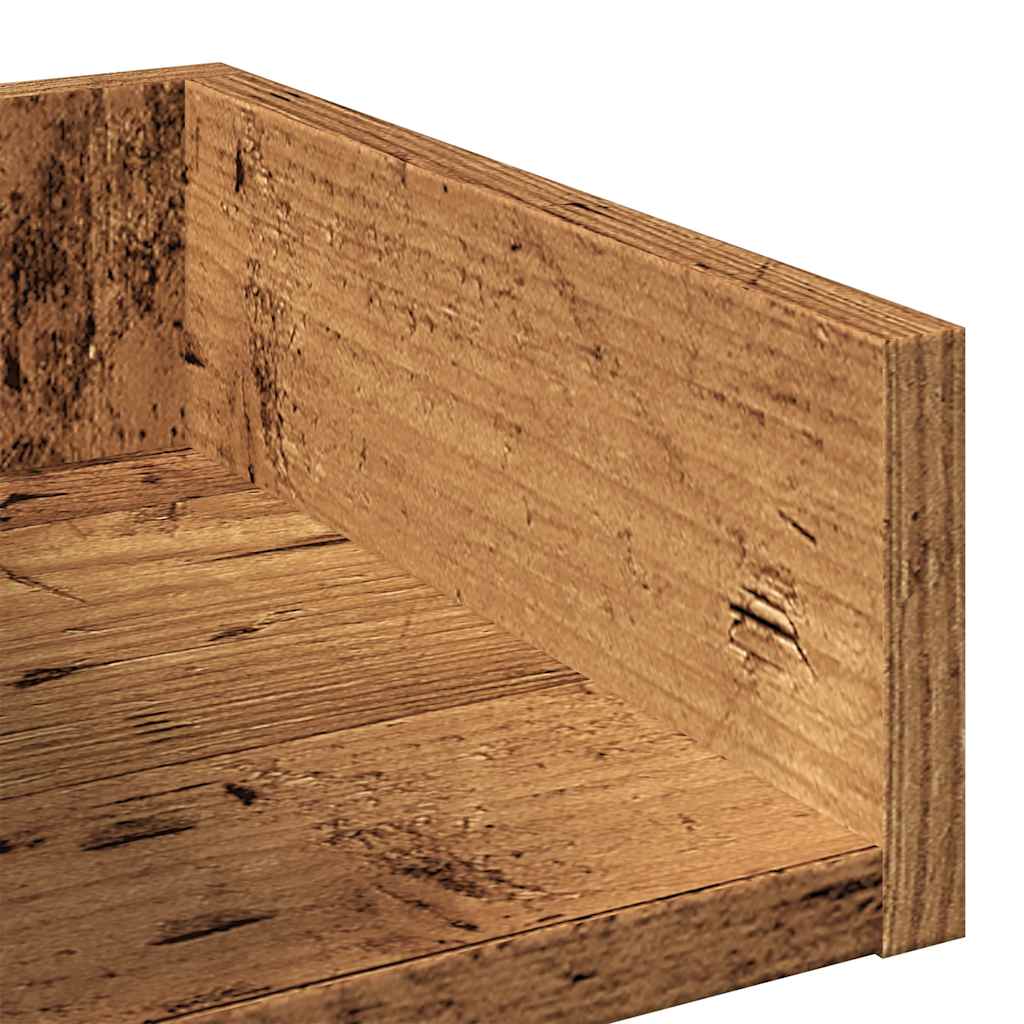 raamatukapp Vana puit 86x25,5x140 cm Engineered Wood