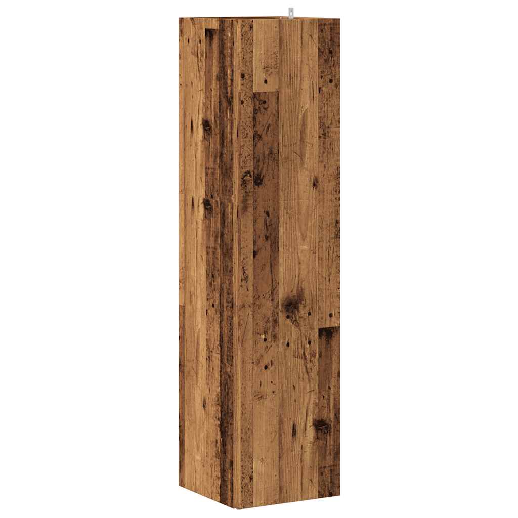 Nurgakapp Vana puit 33x33x132 cm Engineered Wood