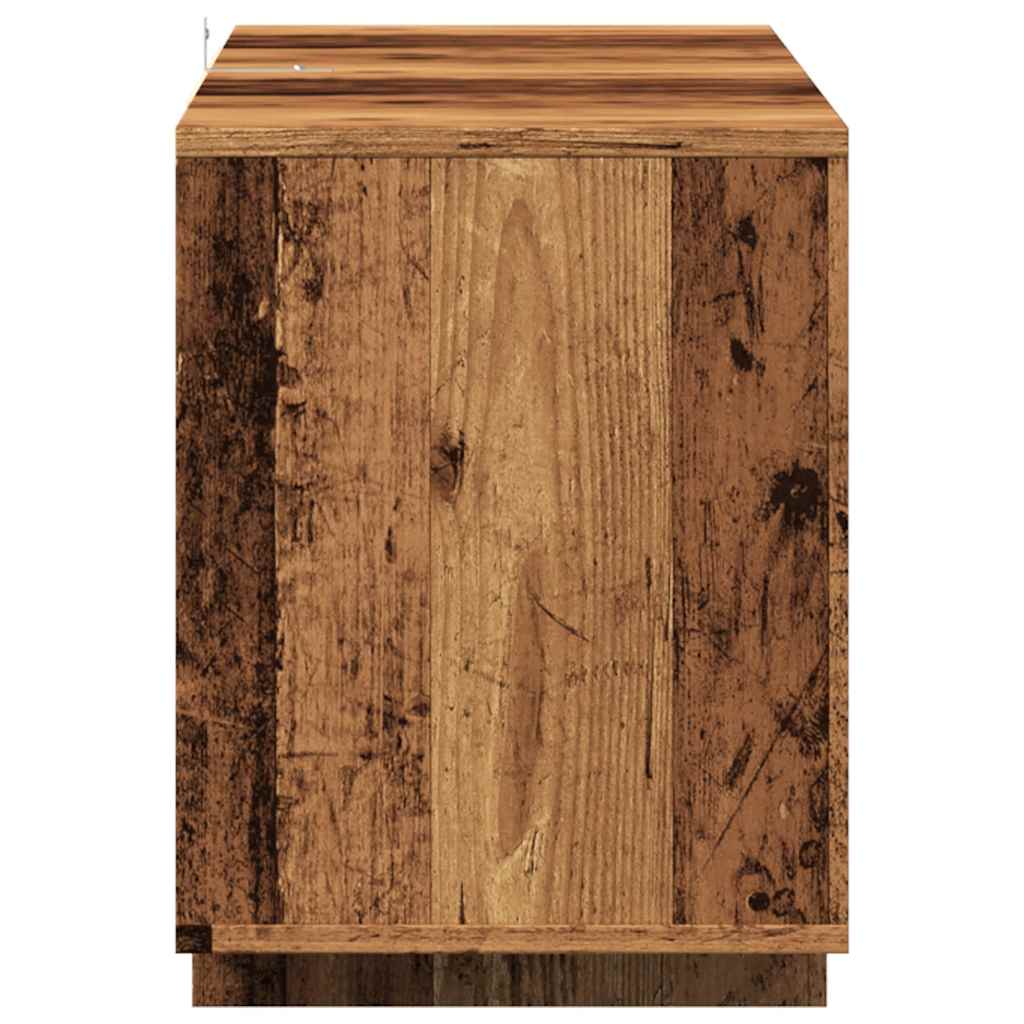 telerikapp Old Wood 130x35x50 cm Engineered Wood