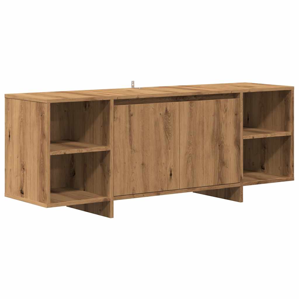 Тумба под телевизор Artisan Oak 130x35x50 см Инженерная древесина