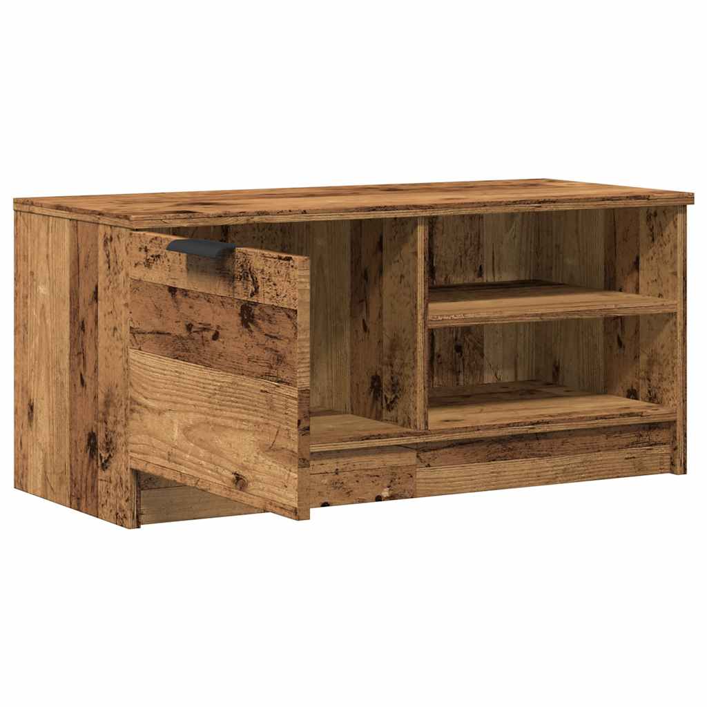 Тумба под телевизор Old Wood 80x35x36.5 см Инженерная древесина